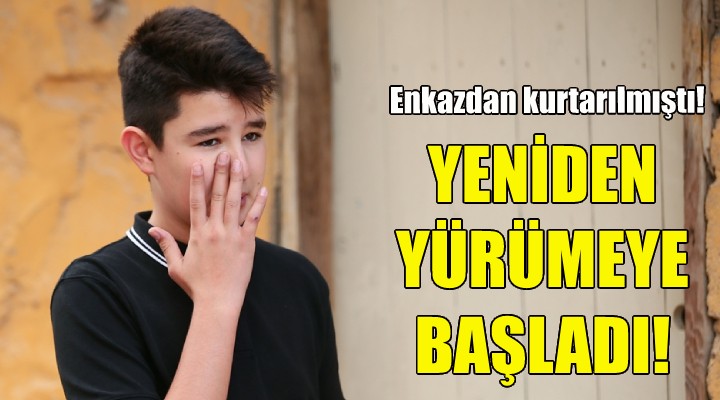 Yeniden yürümeye başladı!