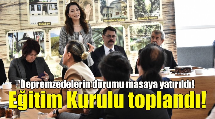 Yerel Yönetimler Eğitim Kurulu Kemalpaşa da toplandı!