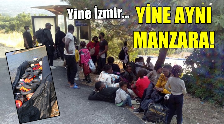 Yine İzmir, yine aynı göçmen manzaraları!