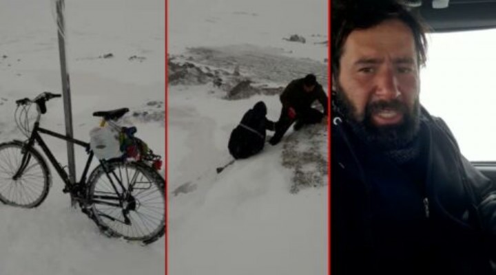 Yol kenarında bıraktığı bisiklet hayatını kurtardı