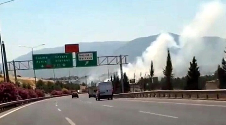 Yolu dumanlar kapladı