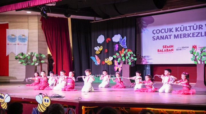 Yunusemreli miniklerden ailelerini gururlandıran performans