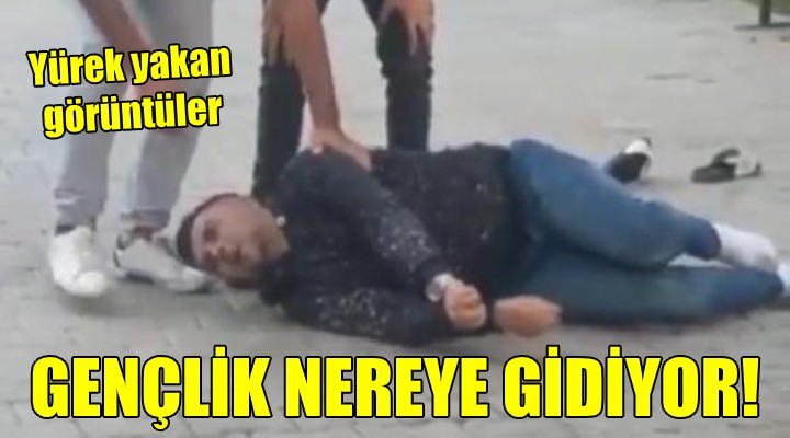 Yürek yakan anlar! GENÇLİK NEREYE GİDİYOR...