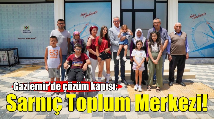 Yurttaşların çözüm kapısı: Sarnıç Toplum Merkezi!