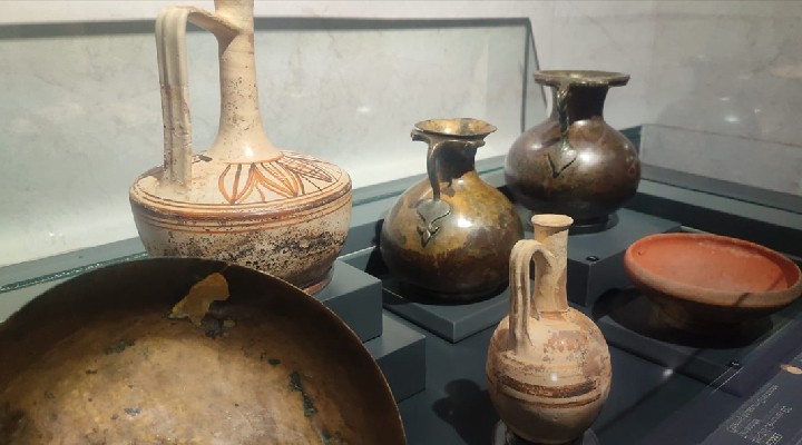 Yusufdere Tümülüs Buluntuları sergisi açıldı