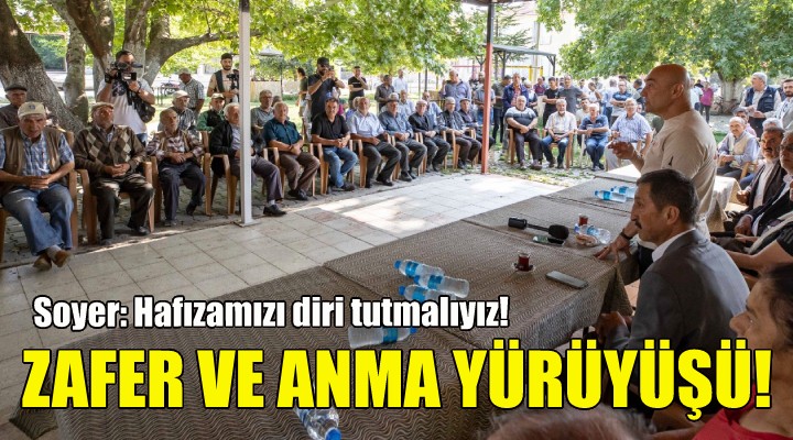 Zafer ve Anma Yürüyüşü sürüyor!