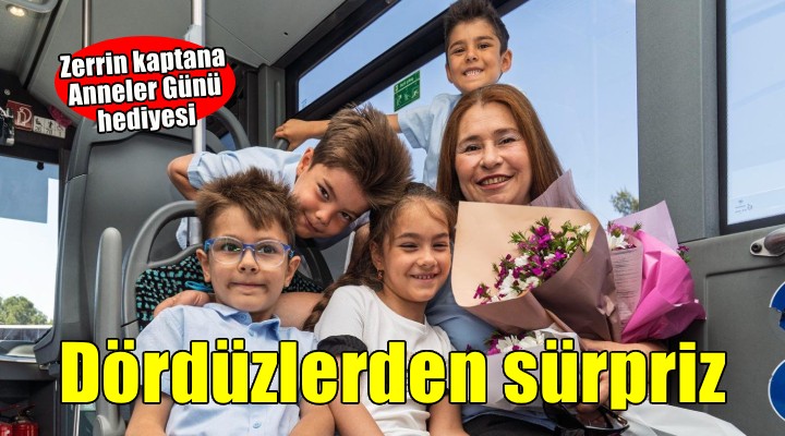 Zerrin Kaptan’a dördüzlerinden sürpriz