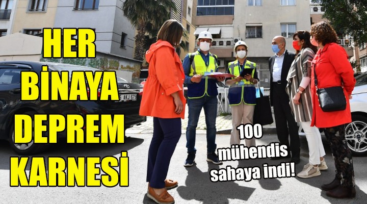 Büyükşehir den her binaya deprem karnesi!