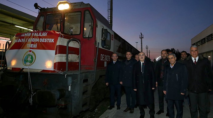 İzmirliler vagonları yardımlarla doldurmaya devam ediyor