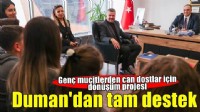 Genç mucitlere Başkan Duman’dan tam destek