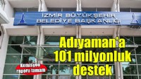 İzmir'de Adıyaman'a 101 milyonluk destek