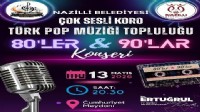 Nazilli Cumhuriyet Meydanı müzik dolu geceye hazırlanıyor