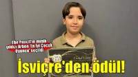 13 yaşındaki Arben'e İsviçre'den 'En İyi Çocuk Oyuncu' ödülü
