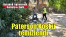 166 yıllık Paterson Köşkü çevresindeki atıl alan temizlendi
