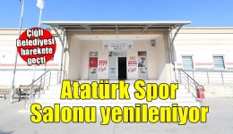 Çiğli Atatürk Spor Salonu yenileniyor