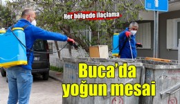 Buca’da vektörle mücadele için ekipler sahada