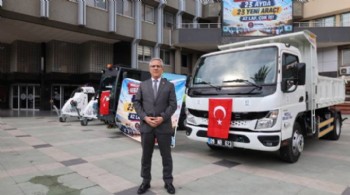23 ayda 23 yeni araç ilçeye tasarrufla kazandırıldı