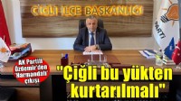 AK Parti Çiğli İlçe Başkanı Özdemir'den 'Harmandalı' açıklamsı!