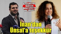 AK Partili İnan'dan Karşıyaka Belediye Başkanı Ünsal'a teşekkür..