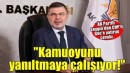AK Partili Saygılı'dan CHP'li Güç'e yatırım cevabı: Kamuoyunu yanıltmaya çalışıyor!