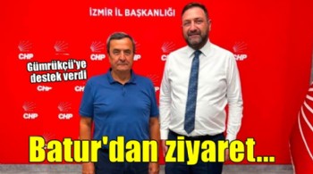 Abdül Batur'dan Gümrükçü'ye ziyaret