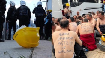 Açlık grevine başlamışlardı: 110 madenciye gözaltı!