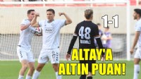 Altay Çoruhlu'ya yenilmedi, avantaj yakaladı