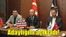 Altay'da Sinan Kanlı başkanlık için adaylığını açıkladı