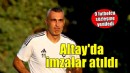 Altay'da imzalar atıldı