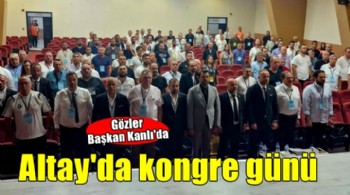 Altay'da kongre günü