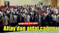 Altay'dan üyelere aidat çağrısı