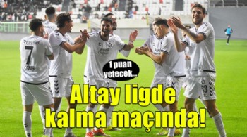 Altay ligde kalma maçında