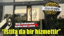 Altay taraftarlarından siyah çelenkli tepki... ''İstifa da bir hizmettir''