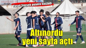 Altınordu'da Şimşek puanla başladı