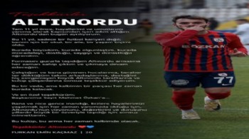 Altınordu'da çifte veda