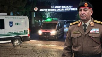 Ankara'da düşen uçakta hayatını kaybeden Libya heyetinin Adli Tıp'taki işlemleri tamamlandı