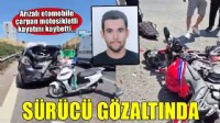 Arızalanan otomobile çarpan motosikletin sürücüsü öldü