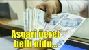 Asgari ücret belli oldu