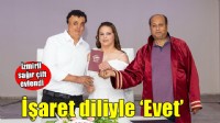 Aşka işaret diliyle evet dediler