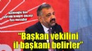 Aslanoğlu'dan kongre öncesi flaş mesajlar... ''İl başkan vekilini il başkanı belirler''
