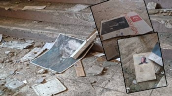 Atatürk posterleri yere atıldı!
