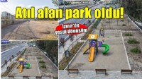 Atıl alan mahalle parkına dönüştü