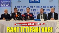 Babacan'dan AK Parti ve CHP'ye 'Rant İttifakı' tepkisi
