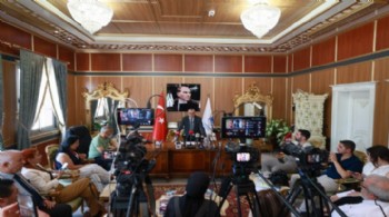 Başkan Balaban çalışmalarını anlattı