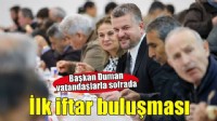 Başkan Görkem Duman Bucalılarla aynı sofrada buluştu