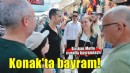 Başkan Mutlu esnafla bayramlaştı