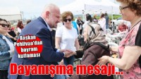 Başkan Pehlivan: Birlik ve dayanışma içinde bir bayram diliyorum
