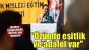 Başkan Sengel: Ahiliğin özünde eşitlik ve adalet var