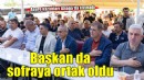 Başkan Tugay Aliağa’da aşure lokmasına ortak oldu