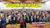 Başkan Tugay Büyükşehir Belediyesi personeliyle bayramlaştı